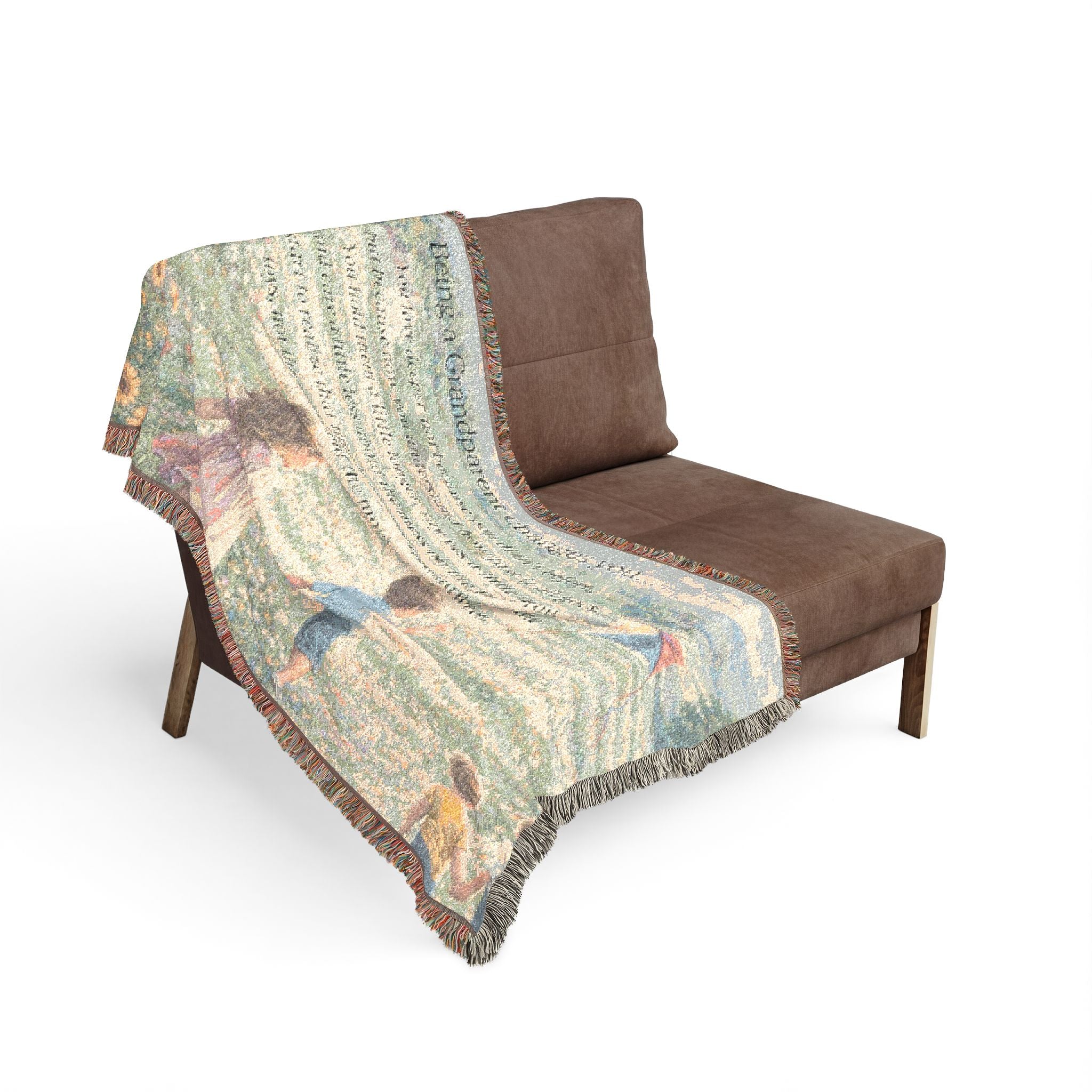 Being a Grandparent Changes You – Keepsake Woven Blanket