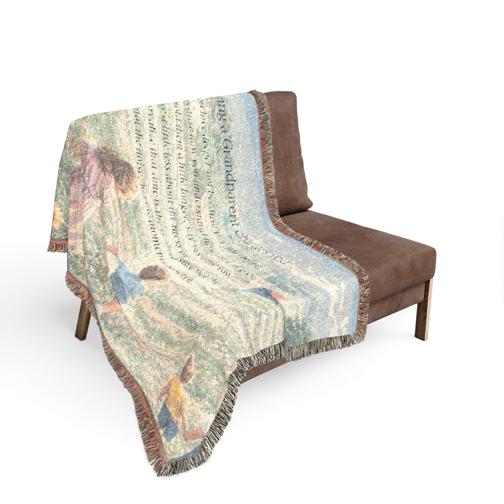 Being a Grandparent Changes You – Keepsake Woven Blanket